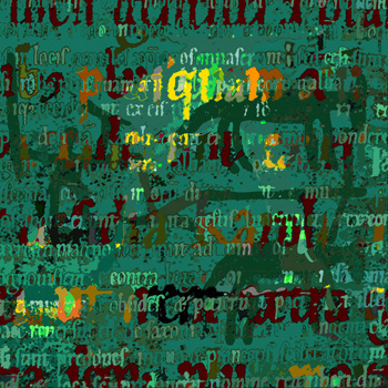 Imaginar Text - Digital Print on Canvas